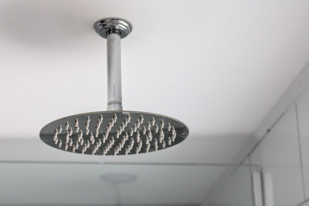 round rainhead shower from ceiling - a lovely place called home 